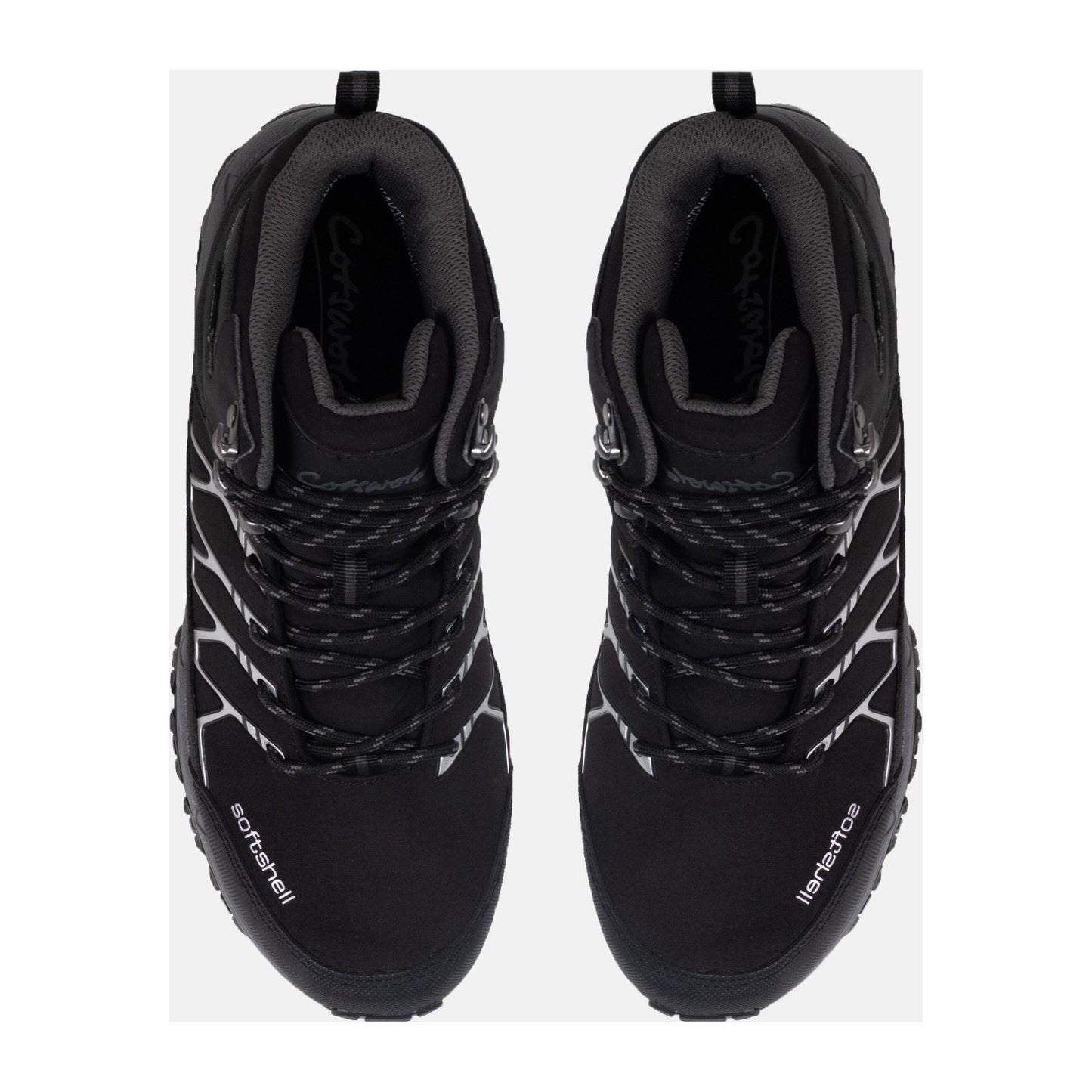 Cotswold Men's Abbeydale Mid Hiker in Black/Grey