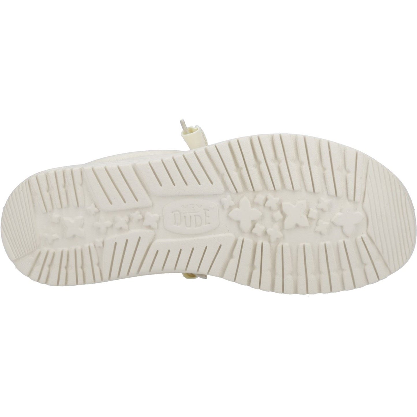 HEYDUDE Men's Wally Canvas Shoe in Stone White