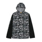 Caterpillar Men's Hooded Long Sleeve Tee in Stone Camo