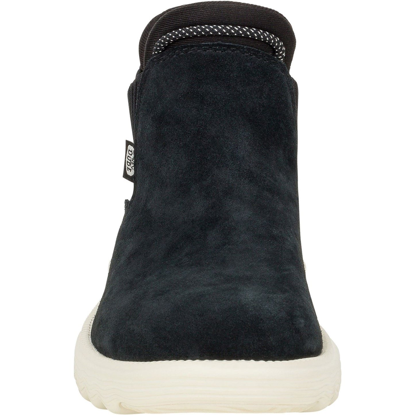 HEYDUDE Women's Branson Suede Novelty Ankle Boots in Black/Snake