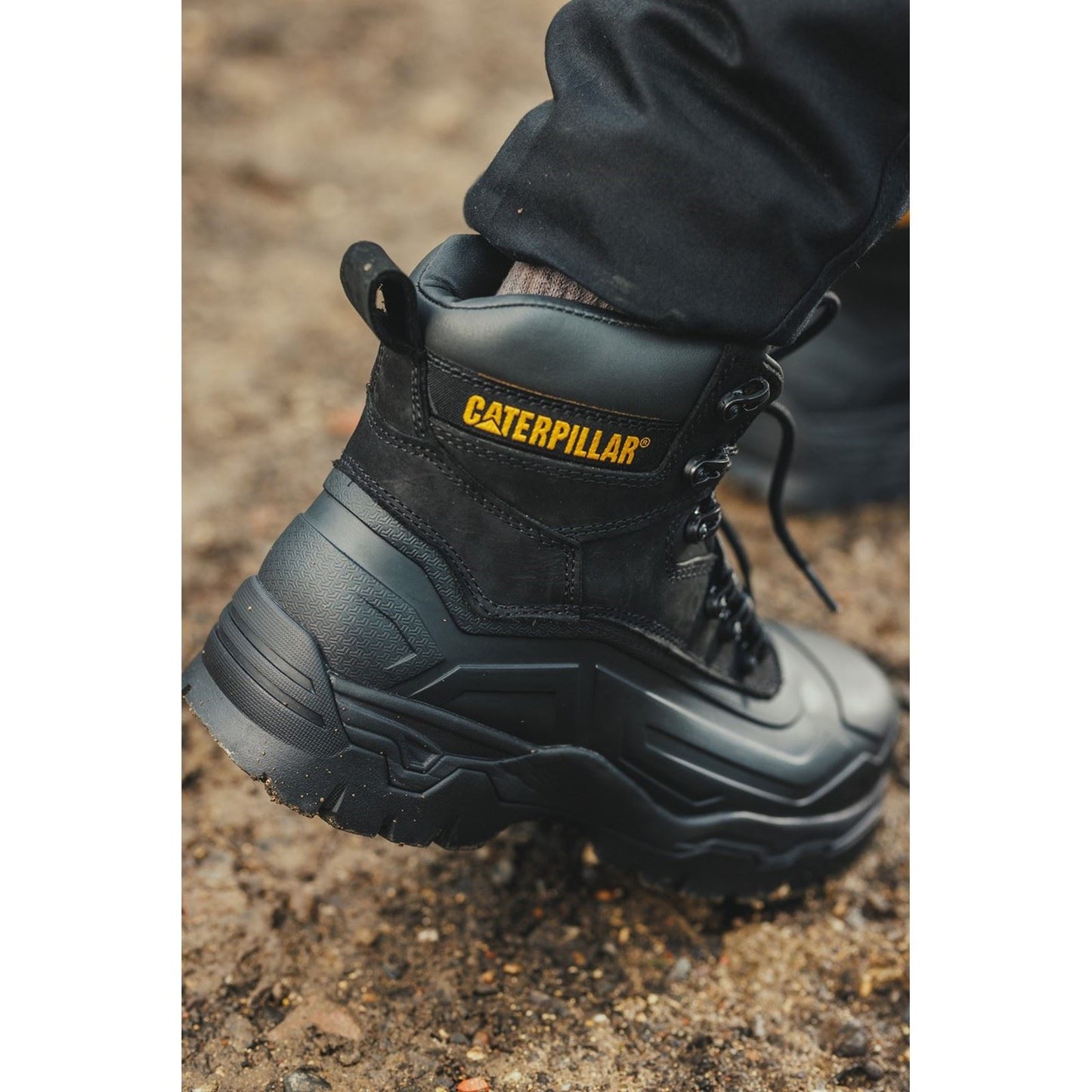 Caterpillar Men's Typhoon SBH Safety Boot in Black