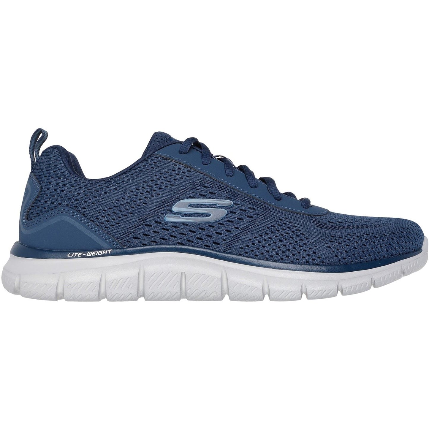 Skechers Track Leshur Polyester Men's Blue Trainers