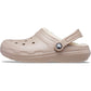 Crocs Unisex Classic Lined Clog in Mushroom/Bone