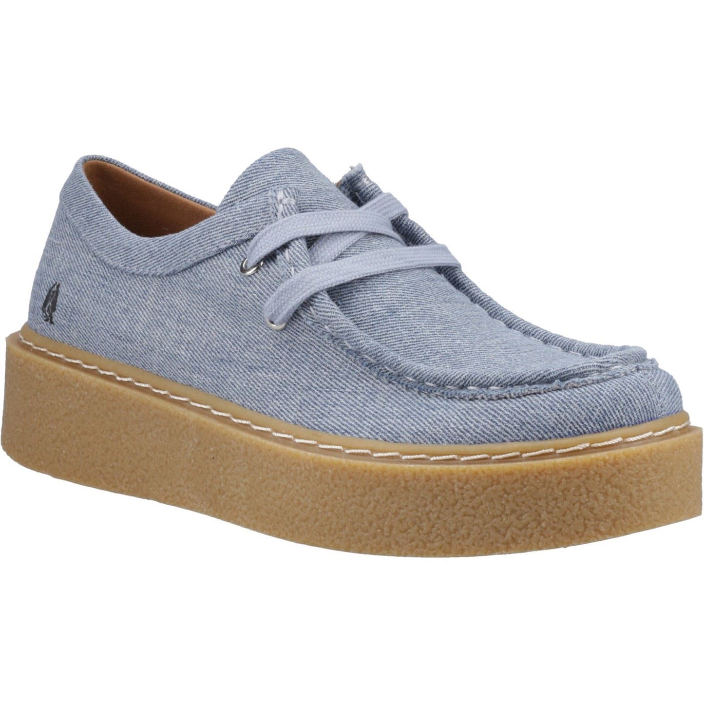 Hush Puppies Bridie Textile Textile Women's Denim Moccasins Shoes
