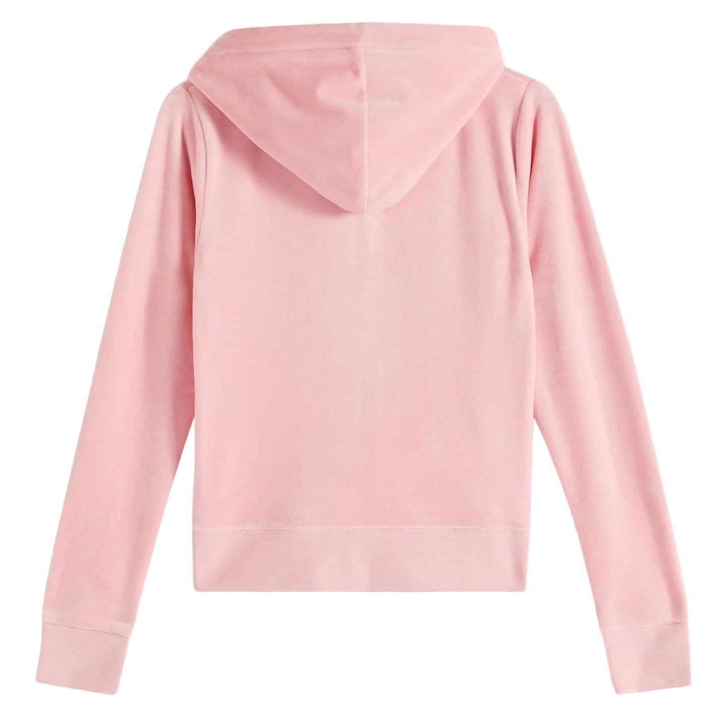 Juicy Couture Robertson Classic Jacket Polyester Women's Pink Hooded Sweatshirt