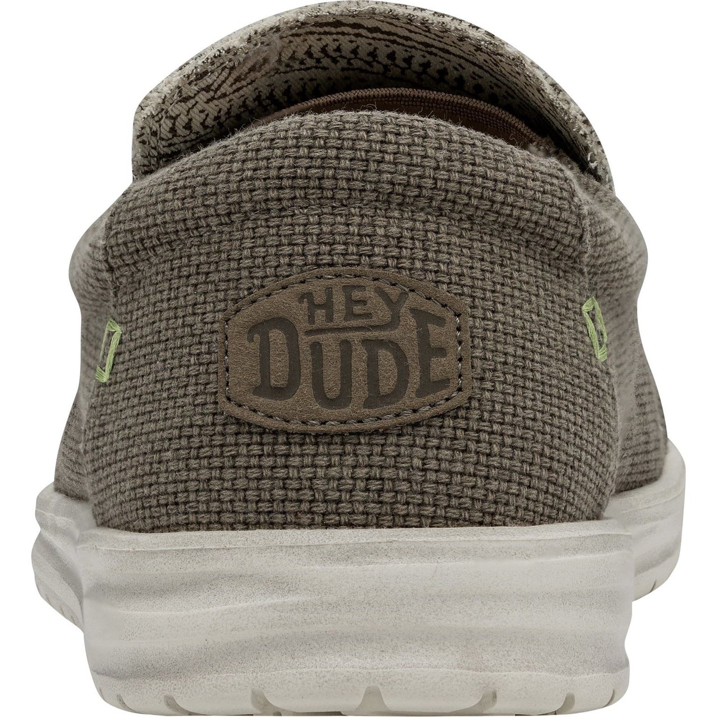 HEYDUDE Mikka Braided Textile Men's Fossil Loafers