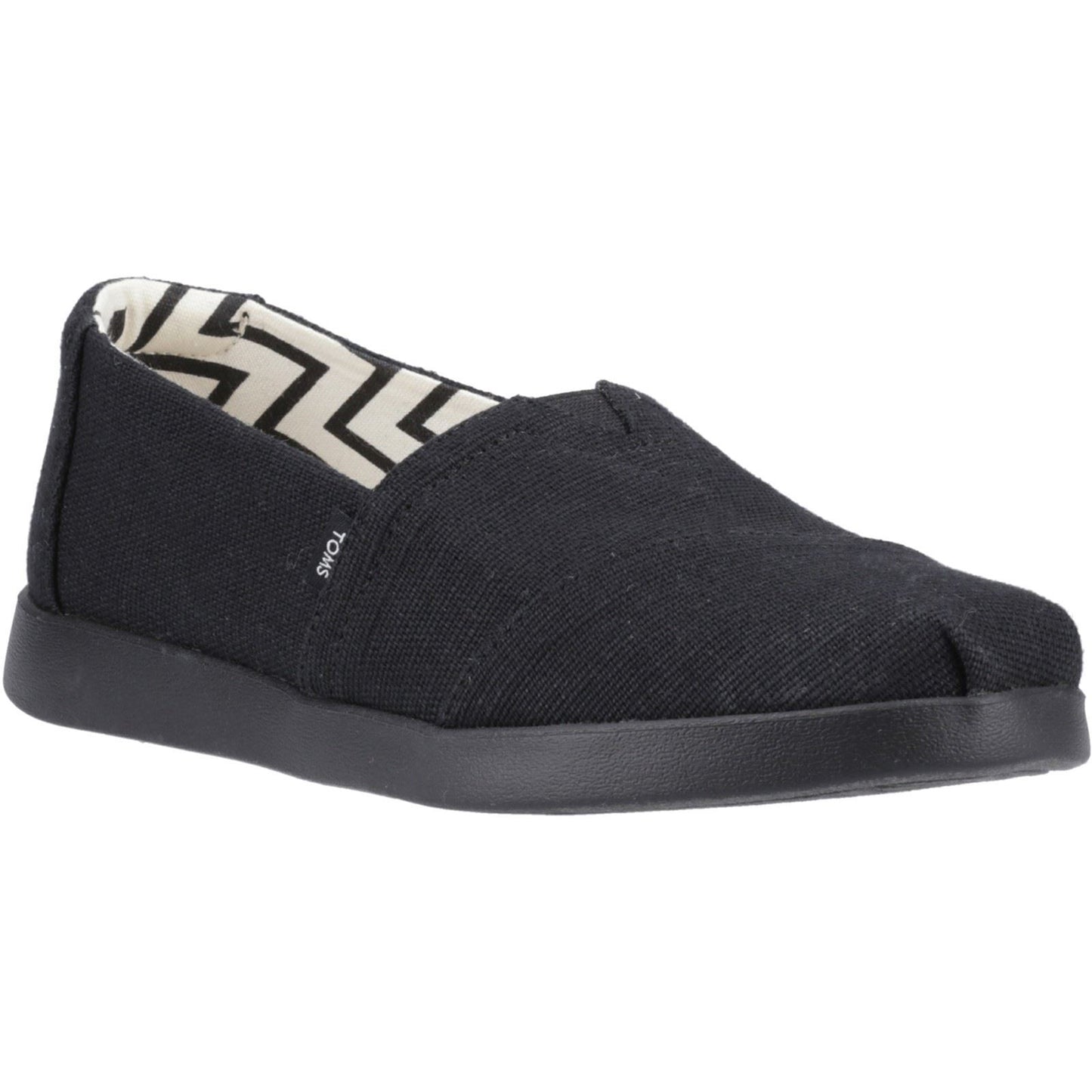 TOMS Women's Alpargata Plus Shoe in Black/Black