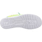 HEYDUDE Wally Party Mesh Polyester Men's Lime Punch/White Moccasins Shoes