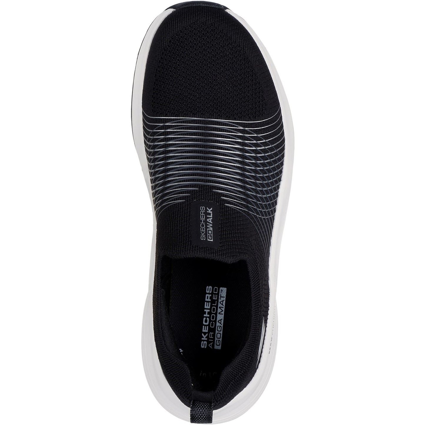 Skechers Women's GO WALK Max Walker Sally Shoes in Black/White
