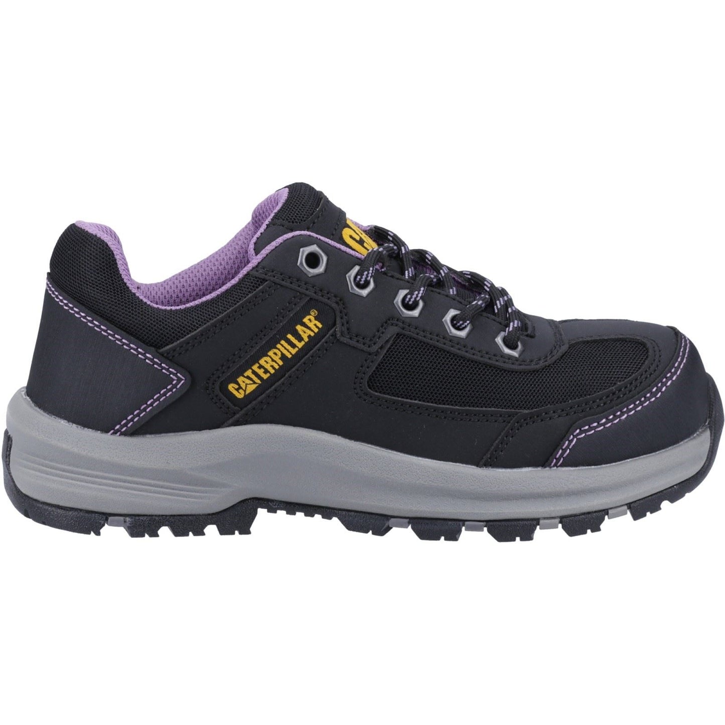 Caterpillar Women's Elmore Work Shoe in Black/Lilac