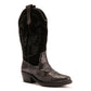Osprey London The Louisiana Leather Women's Black/Gunmetal Boots
