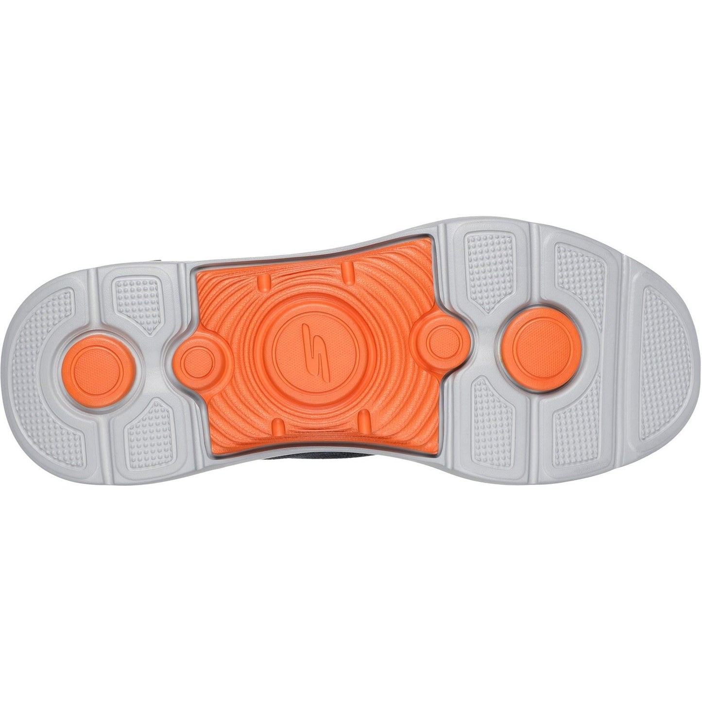 Skechers Men's Arch Fit 2.0 Simplicity 2 Shoes in Charcoal/Orange