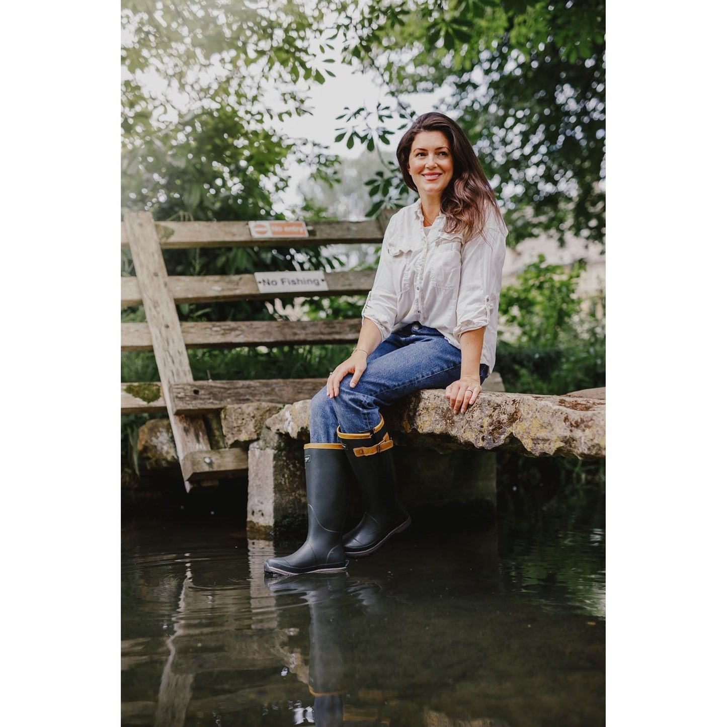 Cotswold Stratus Wellington Boot in Green
