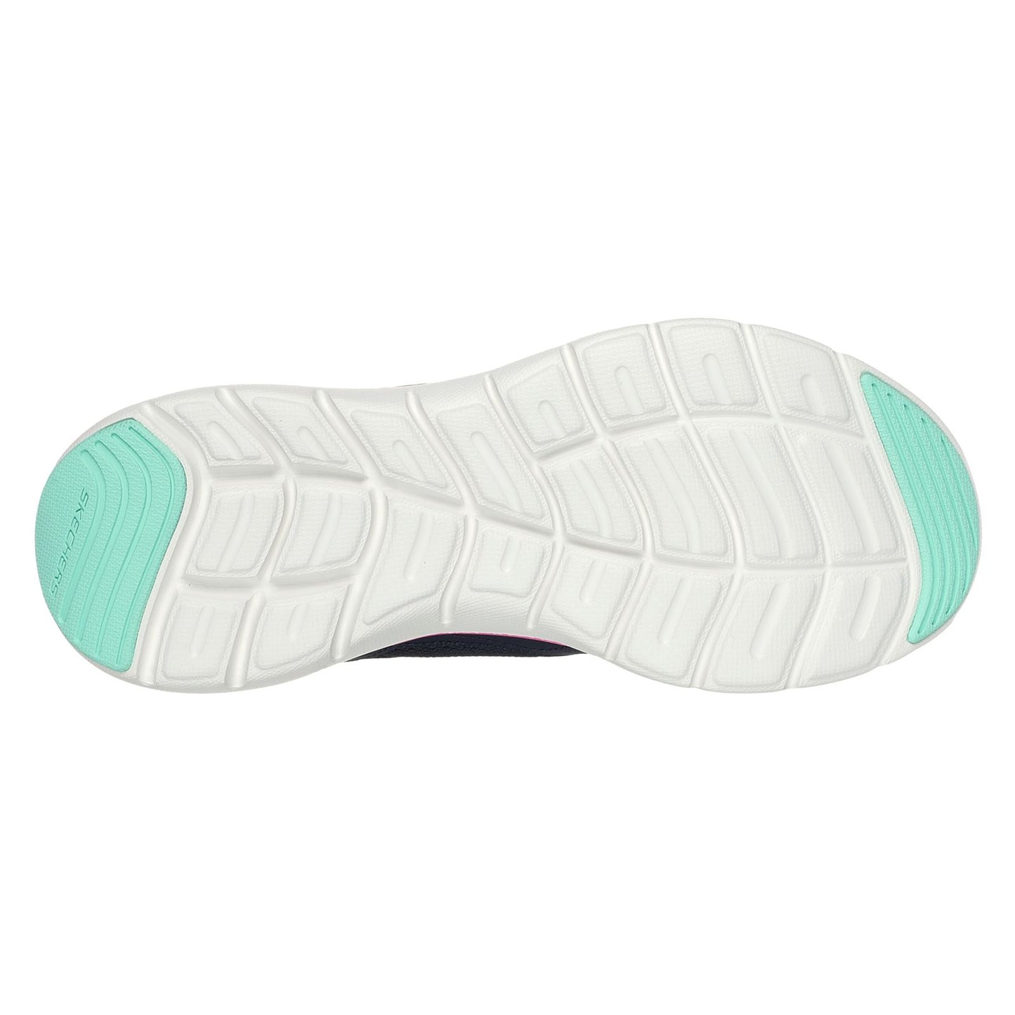 Skechers Women's Flex Appeal 5.0 Fresh Touch Trainers in Navy/Hot Pink