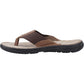 Hush Puppies Alan Toepost Leather Men's Tan Flip Flops