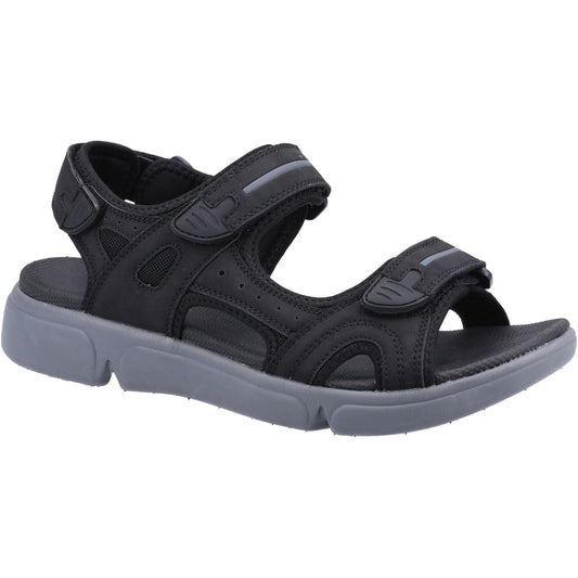 Hush Puppies Castro Polyurethane Men's Black Sandals