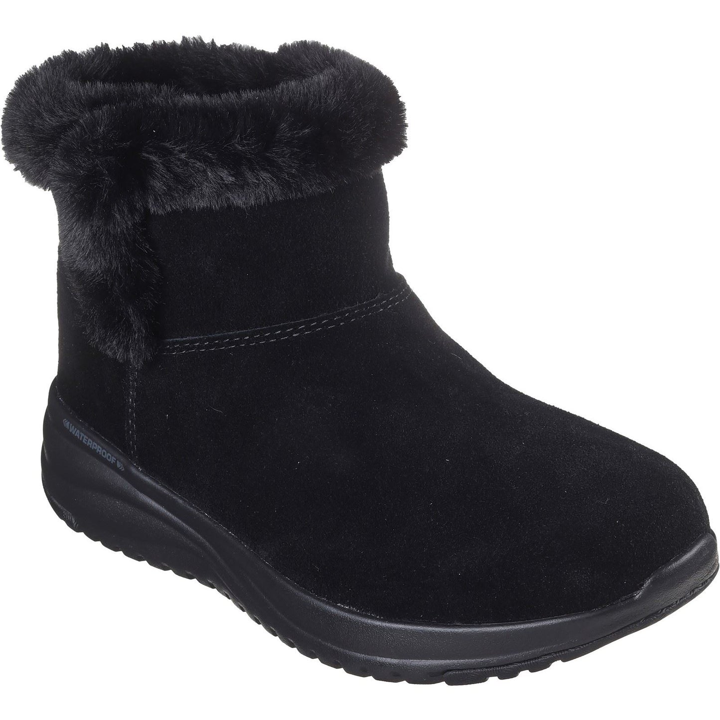 Skechers Women's On-the-GO Stellar - Cozy Step Shoe in Black