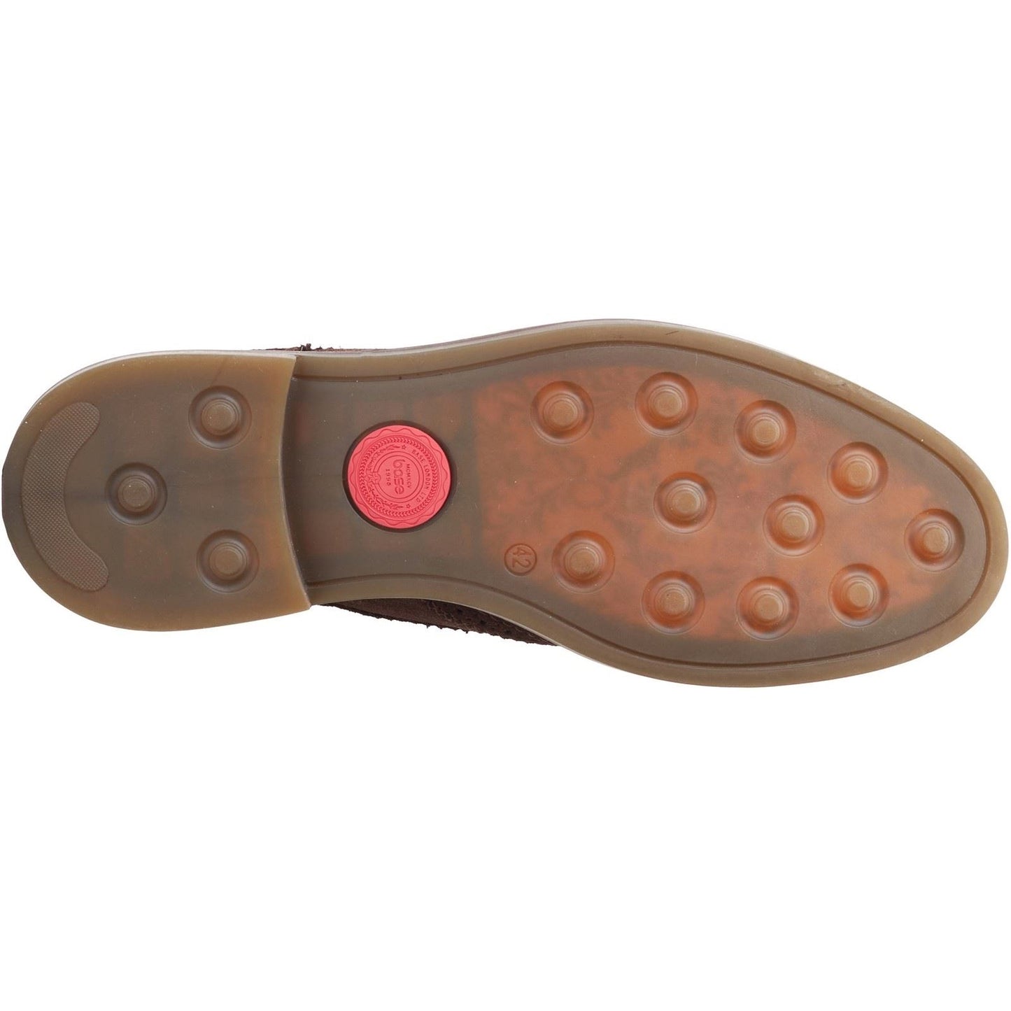 Base London Men's Hatfield Brogue Shoe in Burnt Brown