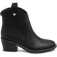 Rocket Dog Yolanda Polyurethane Women's Black Heeled Ankle Boots