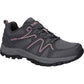 Hi-Tec Maine Polyester Women's Steel Grey Charcoal Hiking Boots