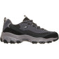 Skechers D'Lites Modern Classic Leather Women's Black/Charcoal Trainers