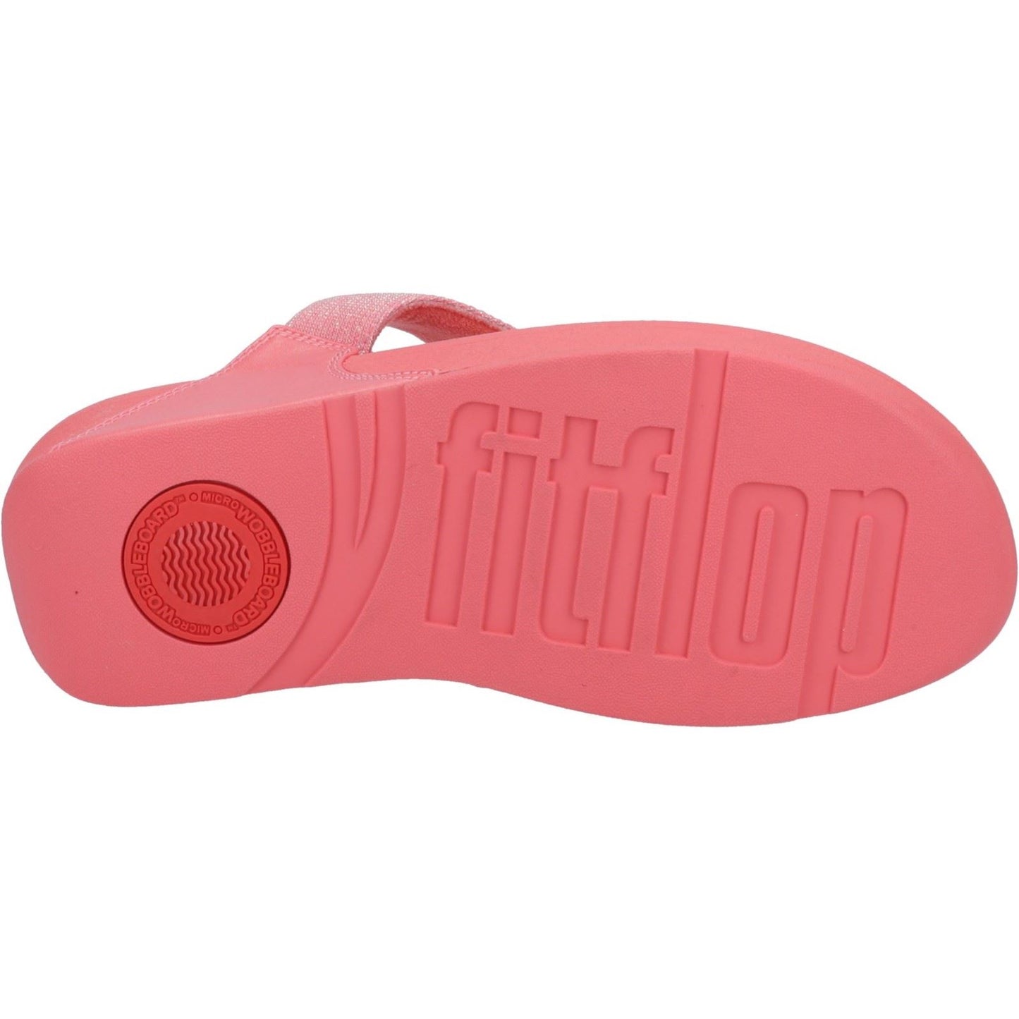 Fitflop Lulu Shimmerlux Polyester Women's Rosy Coral Sandals