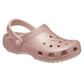 Crocs Unisex Classic Glitter Clog in Quartz