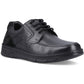 Hush Puppies Franklin Lace Up Shoe Leather Men's Black Loafers