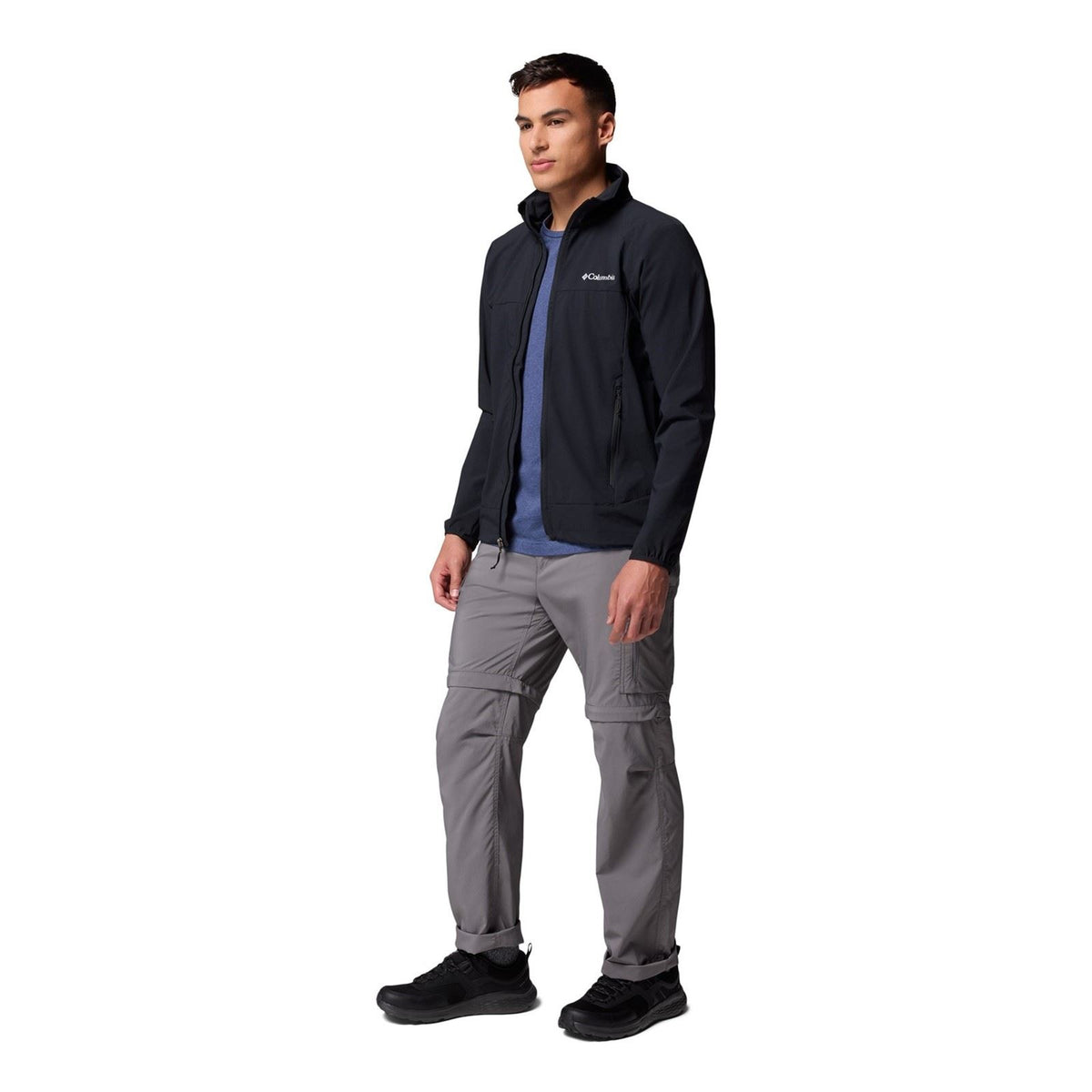 Columbia Heather Canyon II Jacket Men's Black Softshell Jacket