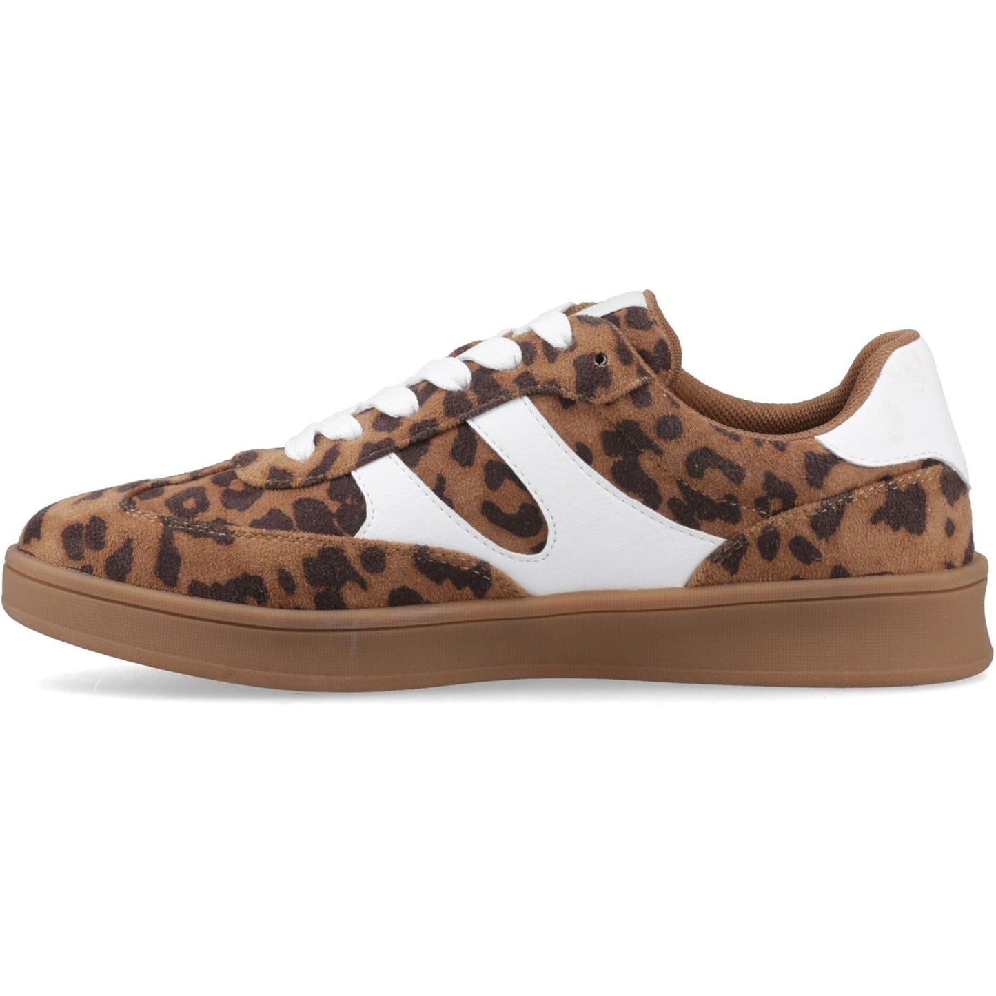 Hush Puppies Maura Textile Textile Women's Leopard Trainers