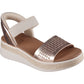 Skechers BOBS Sun Ray Women's Rose Gold Sandals