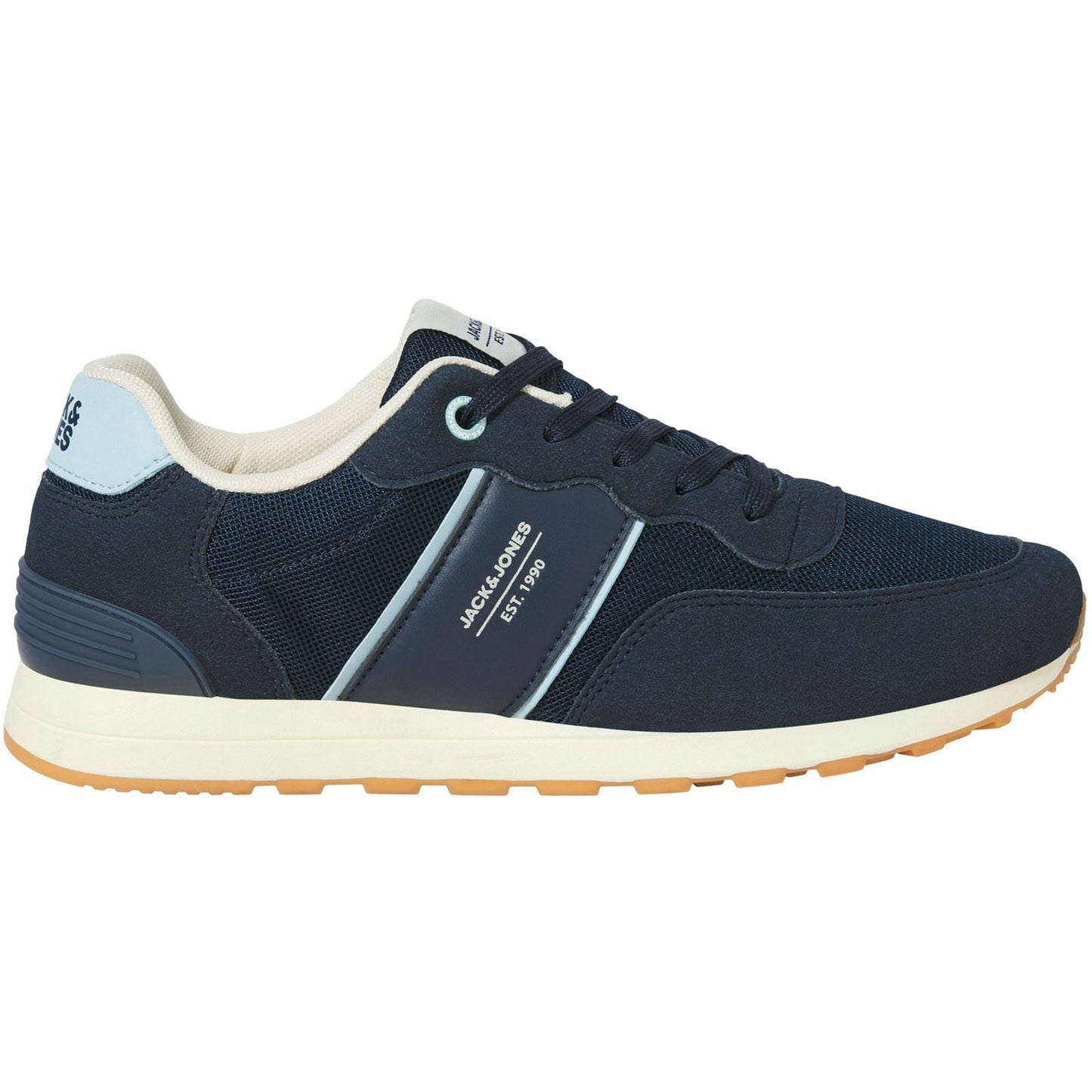 Jack & Jones Spirit Runner Polyurethane Men's Navy Blazer/Glacier Ice Trainers