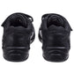 Hush Puppies Jezza Youth Boys Black Leather Loafers