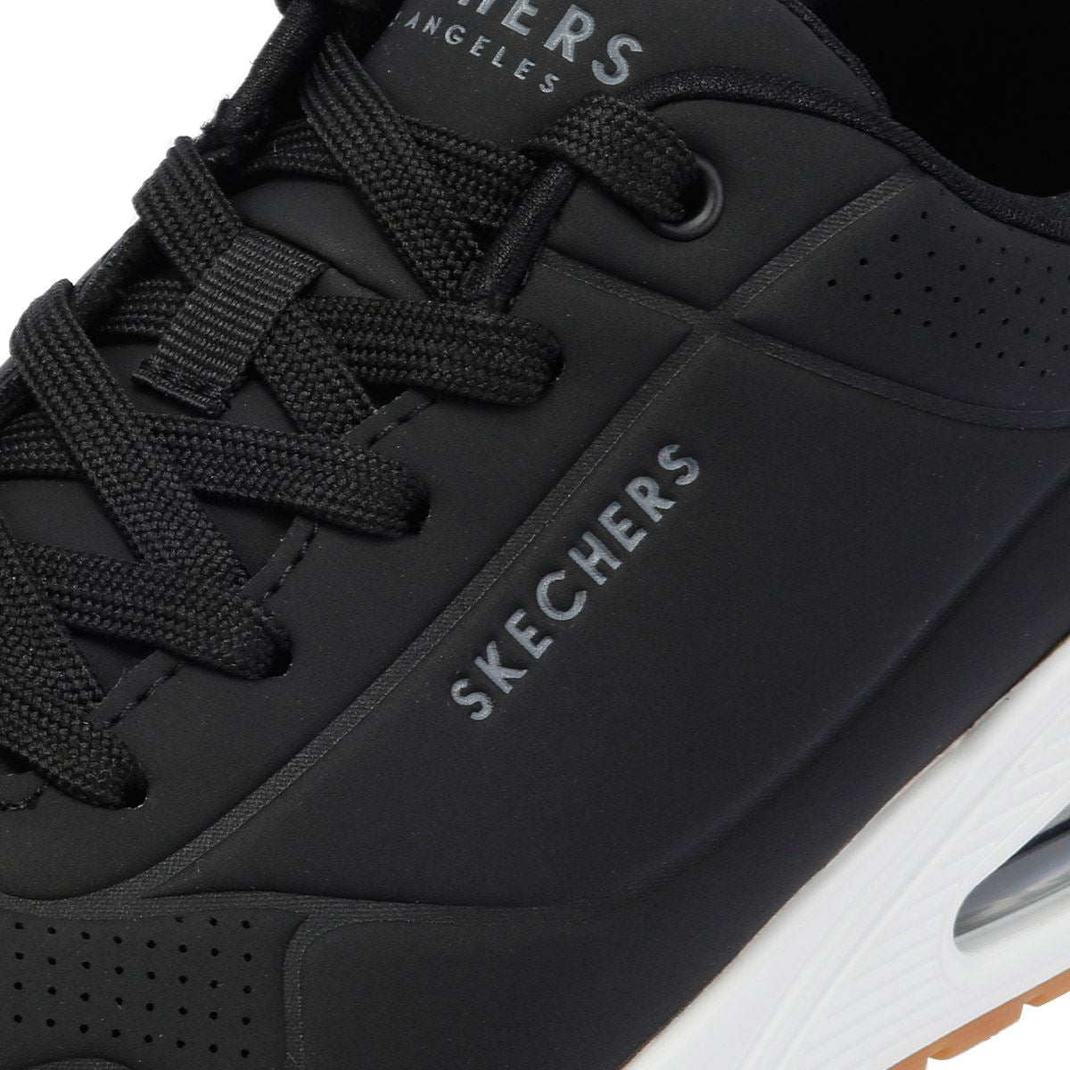 Skechers - 73690-BLACK WOMENS UNO BLACK/WHITE