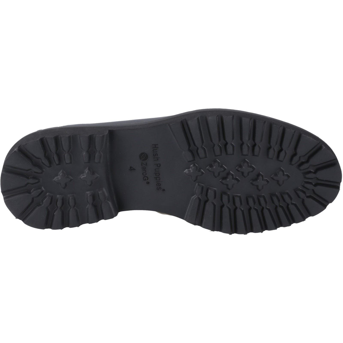 Hush Puppies Grazia Leather Girl's Black Loafers