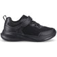 Hush Puppies Marty Trainer Jnr Textile Boy's Black Trainers