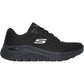 Skechers Arch Fit 2.0 Big League Polyester Women's Black Trainers