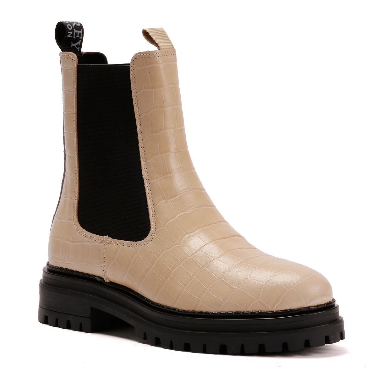 Osprey London The Huckleberry Leather Women's Cream Boots