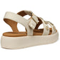 Geox D CAMALEI Synthetic Polyurethane Women's Papyrus Sandals