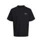Jack & Jones Chad Branding Cotton Men's Black T-Shirt