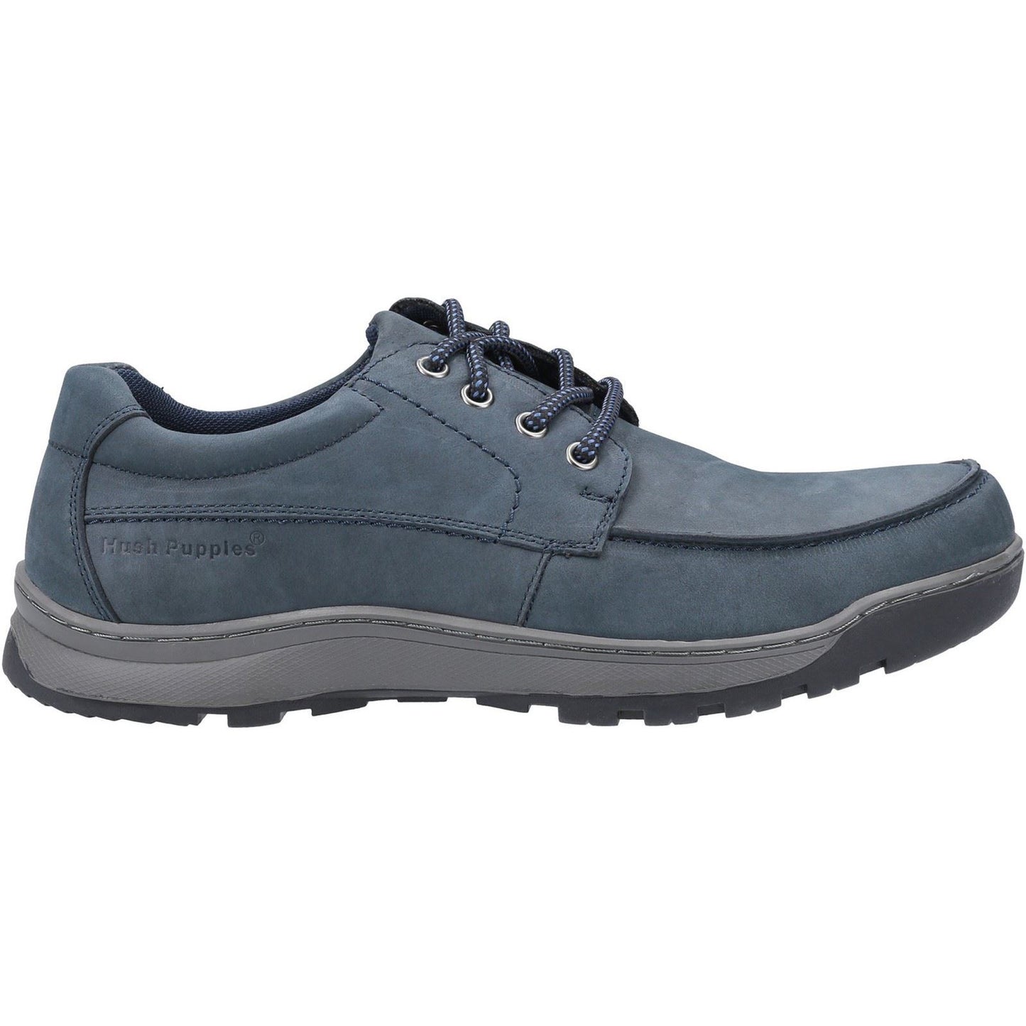 Hush Puppies Men's Tucker Lace Shoe in Navy Nubuck