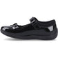 Hush Puppies Julie Ballerina Patent Leather Girl's Black Shoes