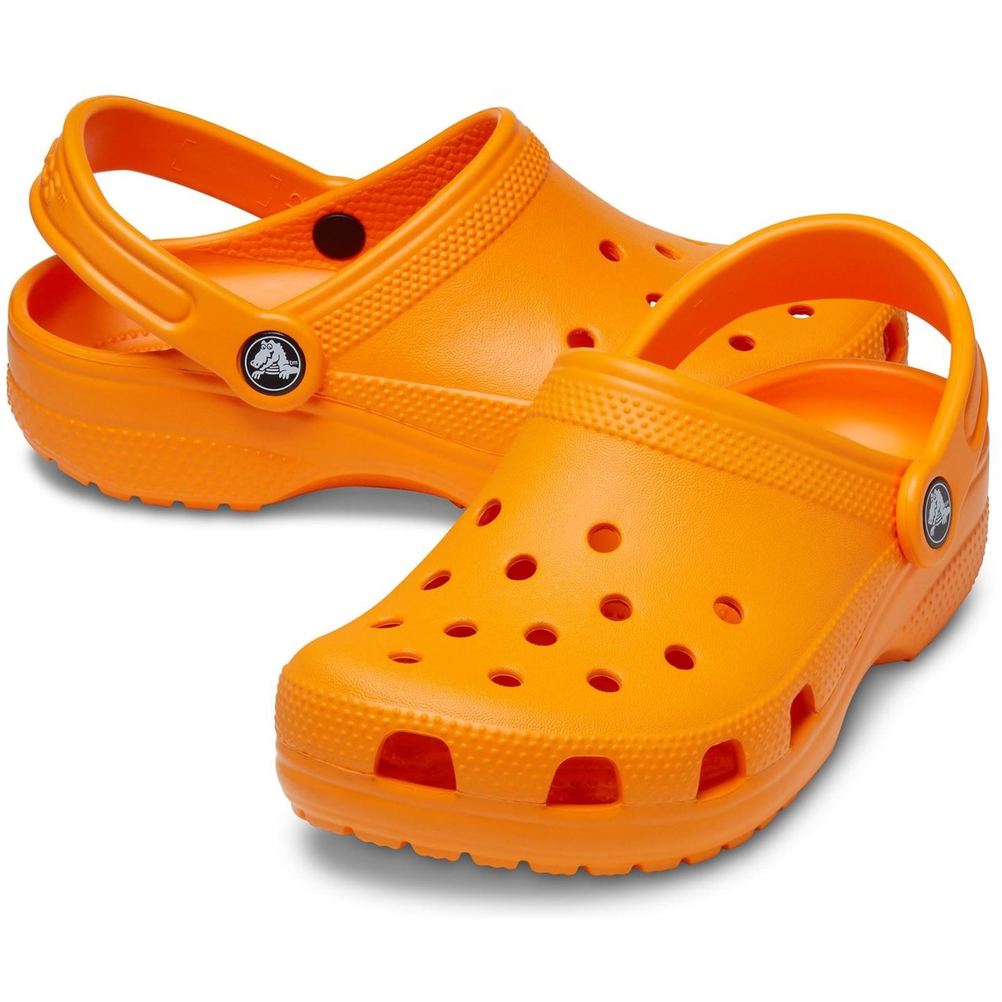Crocs Classic Thermoplastic Orange Zing Loafers