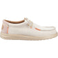 HEYDUDE Men's Wally Coastline Jute Shoe in Silver