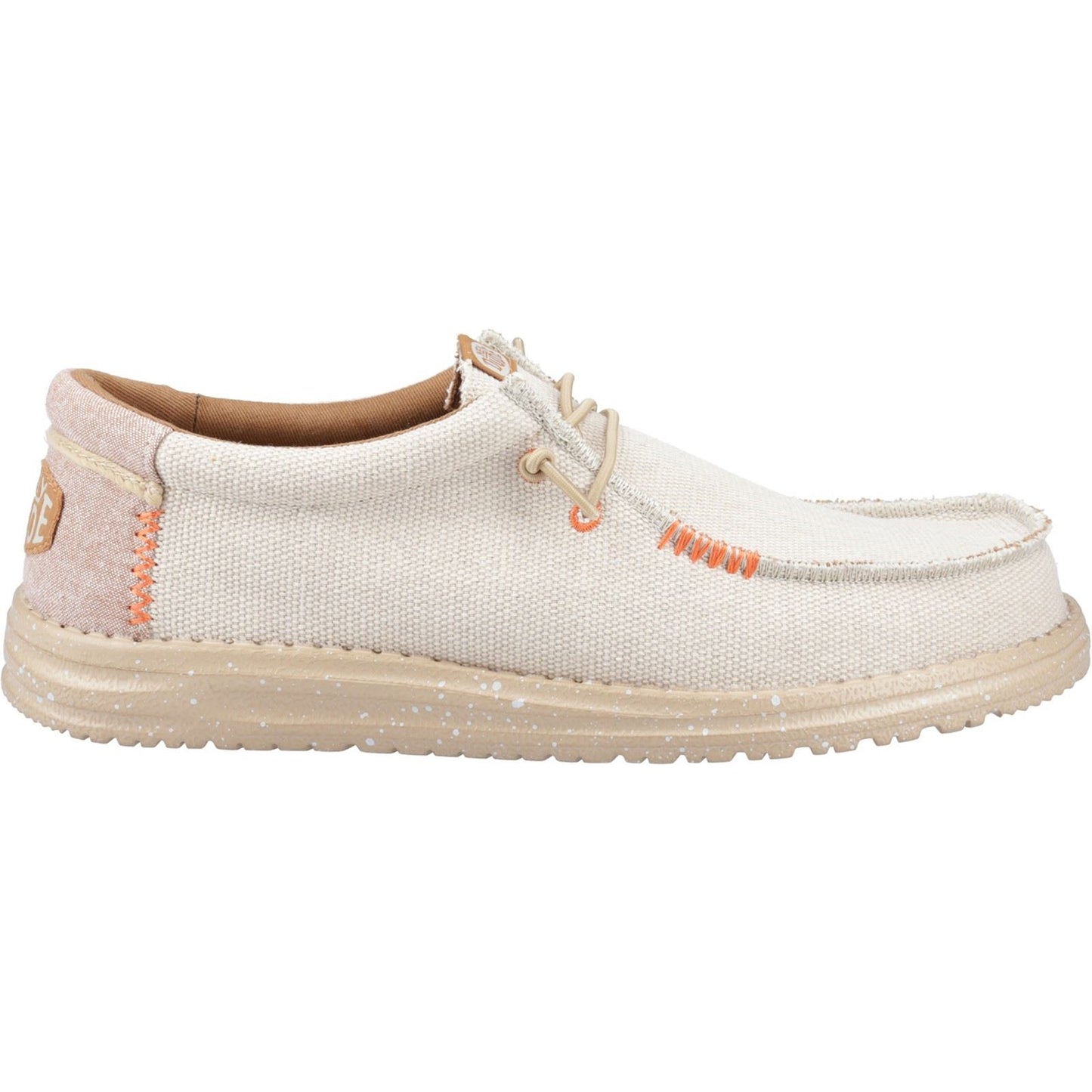 HEYDUDE Men's Wally Coastline Jute Shoe in Silver