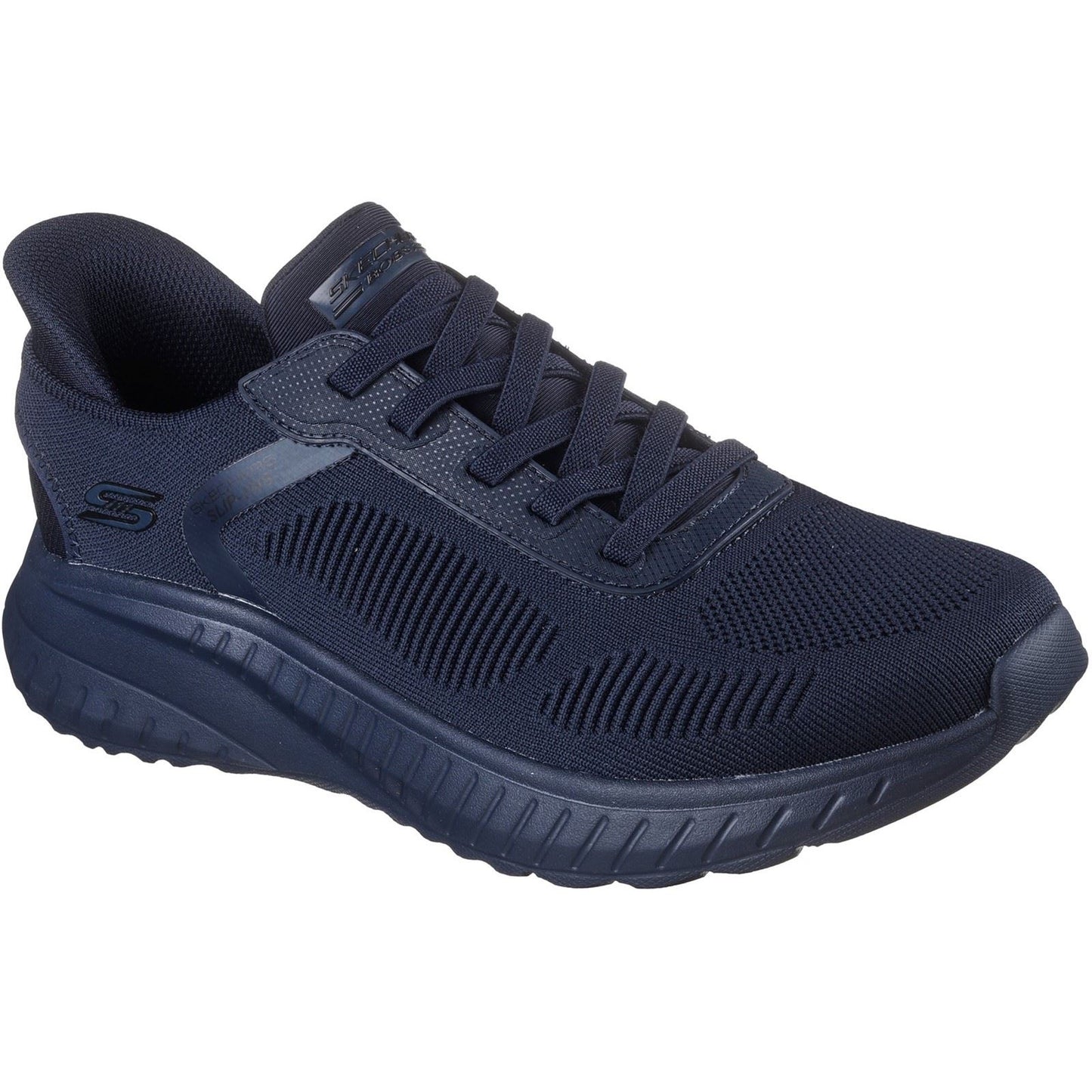 Skechers BOBS Sport Squad Chaos Solid Step Textile Men's Dark Navy Trainers
