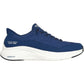 Skechers Contour Foam Cozy Fit Textile Men's Blue Cozypoly/White Trim Trainers