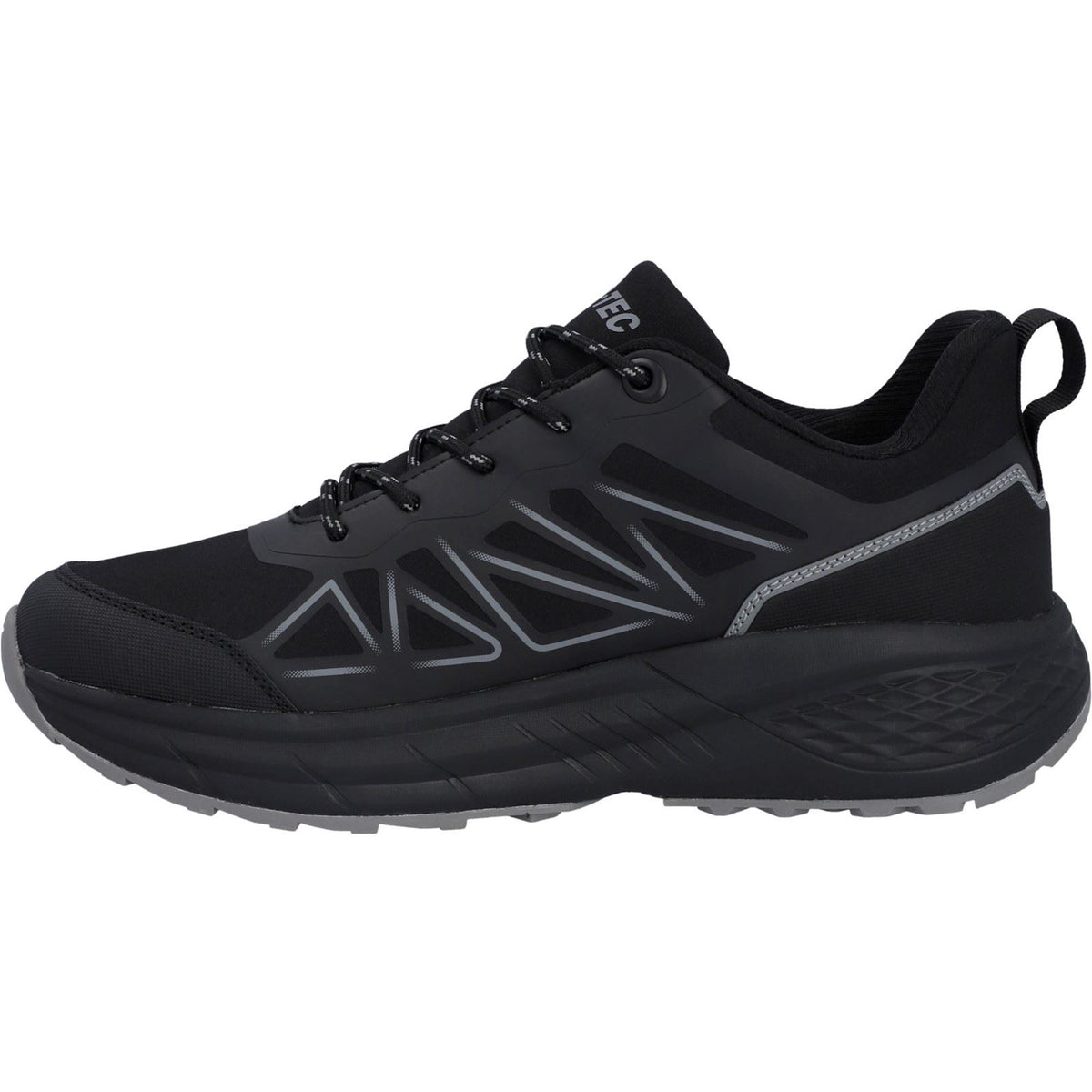 Hi-Tec Litespeed Low Polyester Men's Black/Carbon Grey Hiking Shoes
