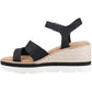 TOMS Women's Darya Sandal in Black