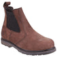 Amblers Safety Men's AS148 Sperrin Lightweight Waterproof Pull On Dealer Safety Boot in Brown
